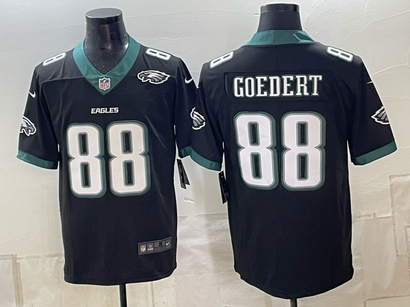 Men 2026 Philadelphia Eagles #88 Goedert black Nike Limited NFL Jersey 1005001